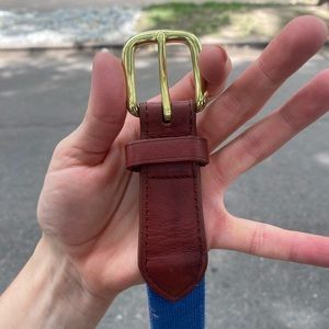 Men’s American Flag Needlepoint Belt - Size 32